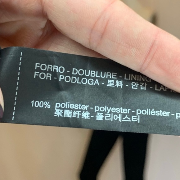 Black mesh turtleneck top with bell sleeves - Picture 6 of 6